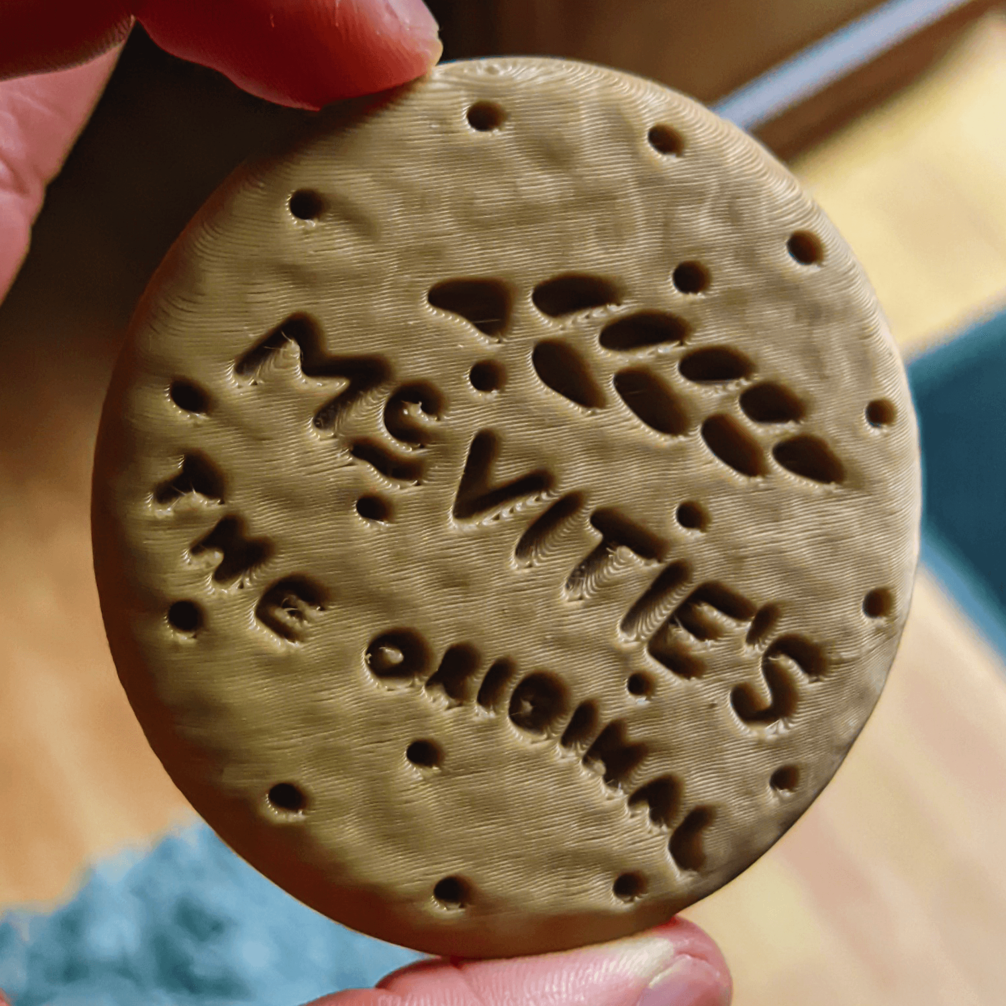 Digestive Biscuit 3d model