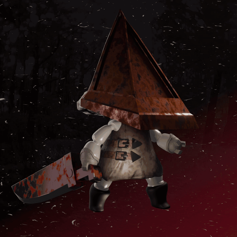 Astro Pyramid Head Silent Hill 2 / Impractical Butcher from Astro Bot / Astro's PlayRoom | PS5 3d model