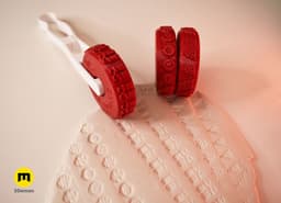 Stamp Wheels for Clay - Christmas patterns 3d model