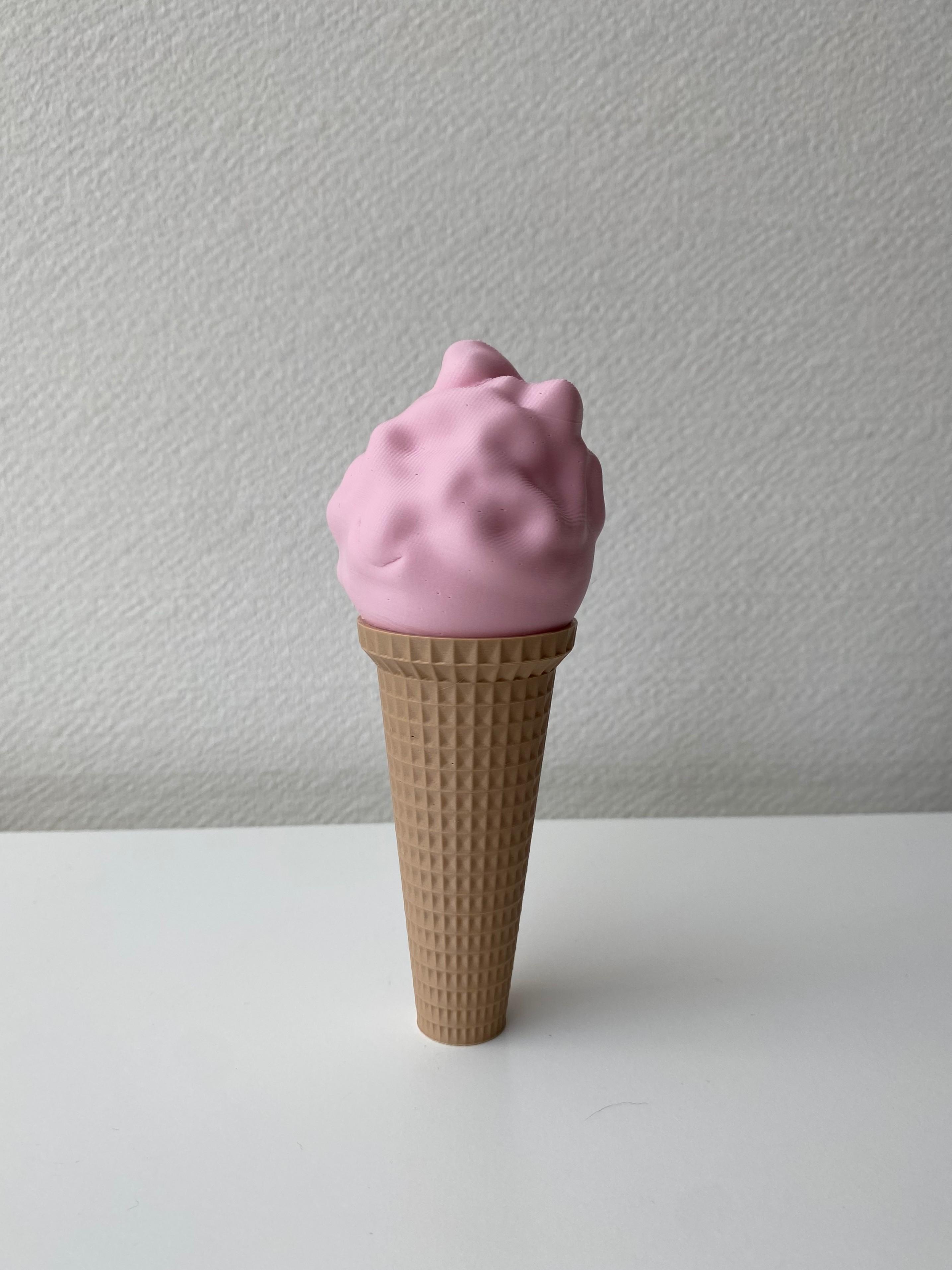 Giant Ice cream cone  3d model