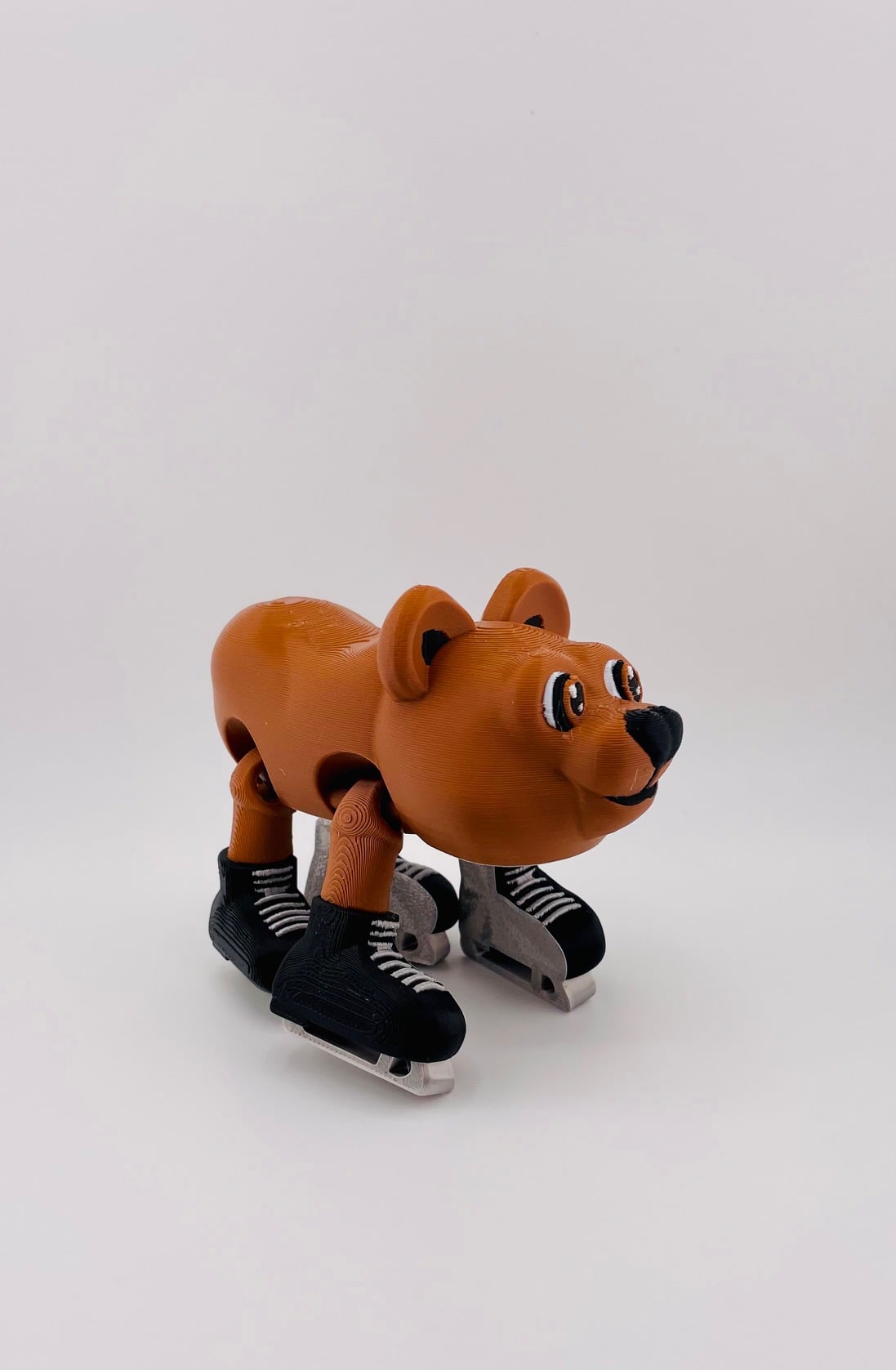 Bears on Ice Skates Flexi 3d model