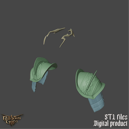 Fantasy Blaze Elin Armor Bladurs Gate 3 3d model