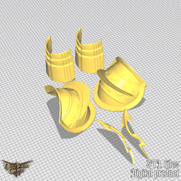 Fantasy Blaze Elin Armor Bladurs Gate 3 3d model
