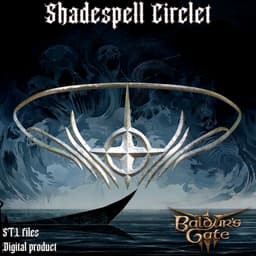 FANTASY SHADESPELL CIRCLET BALDURS GATE 3 3d model