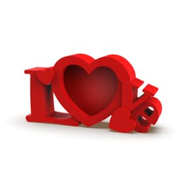 Love Photo Frame, Valentine’s Day Gift, Love Couple Photo Frame, Anniversary Photo Frame 3d model