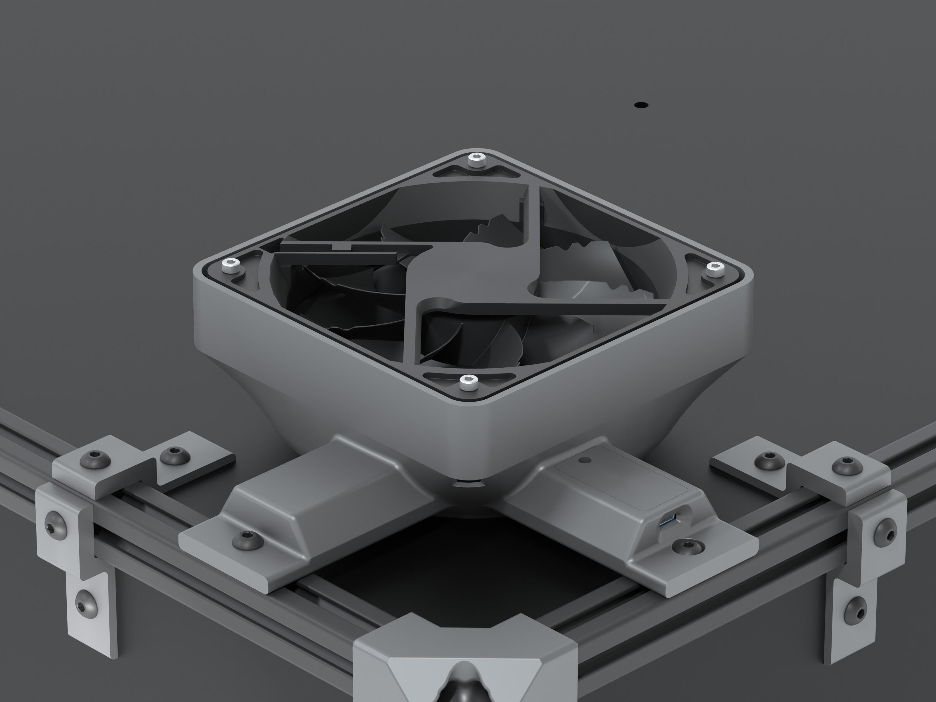 3d Printer Enclosure - Metal Frame 3d model