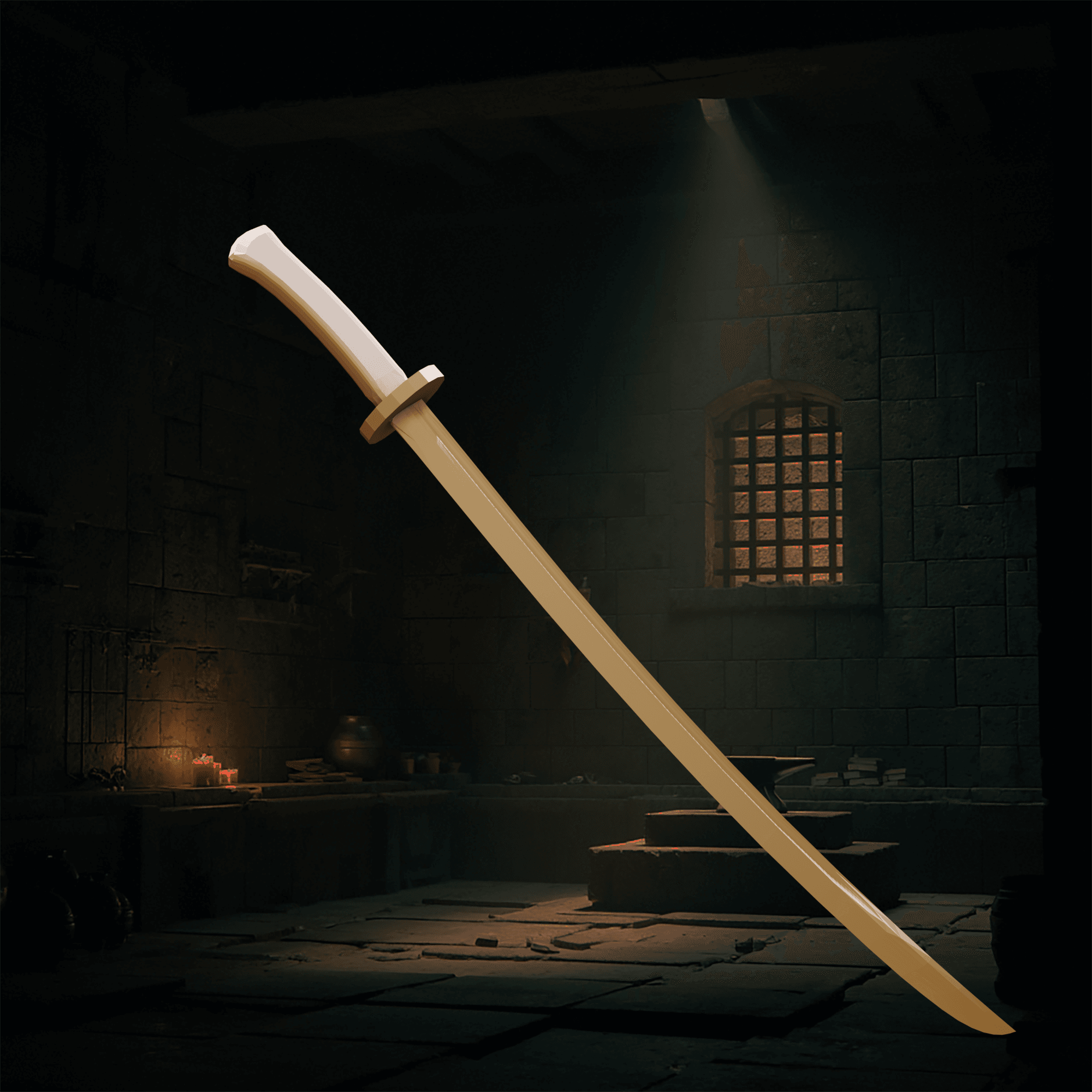 Traditional Chinese Dao Sword 3d model