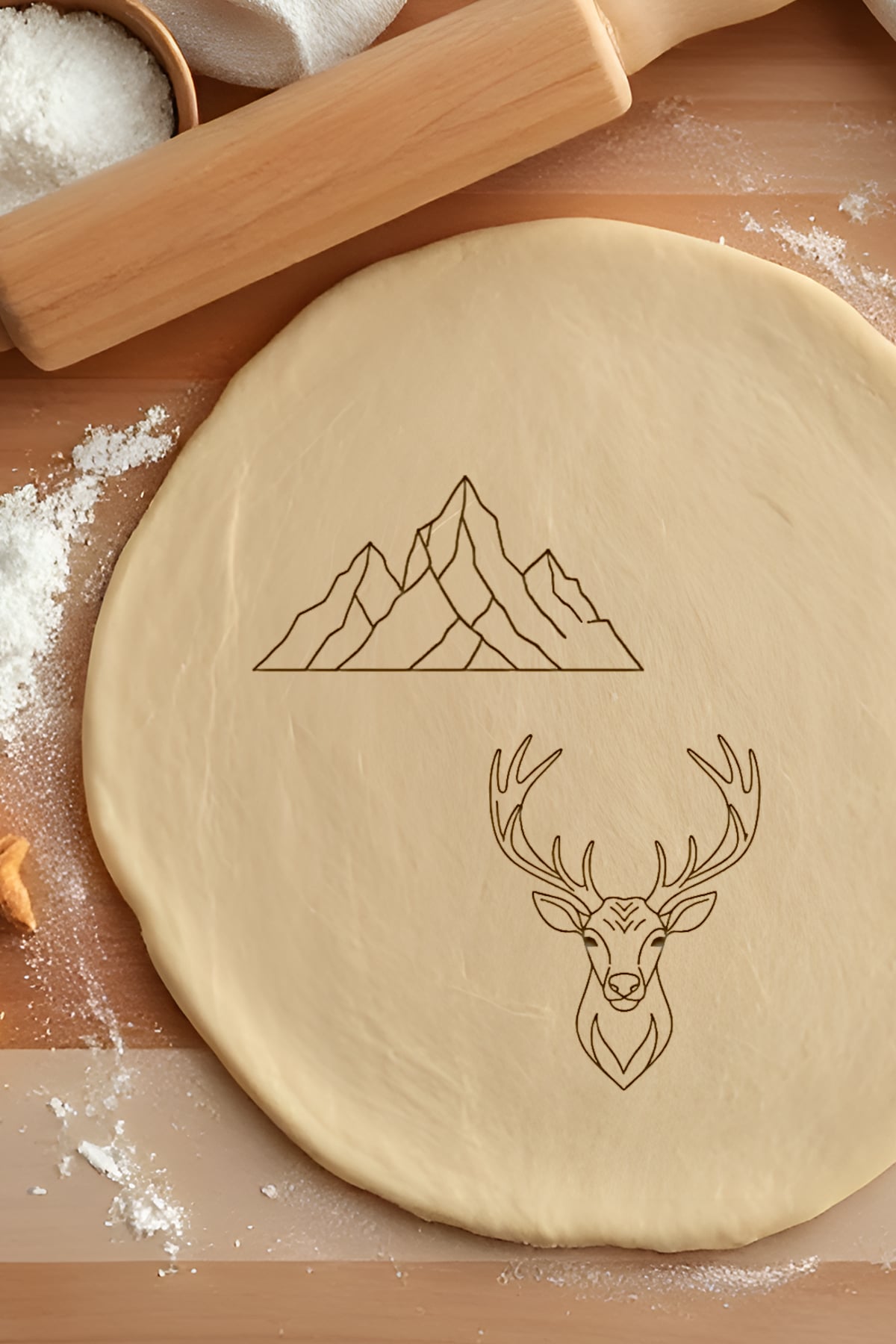 Deer Cookie Cutter, Biscuit Cutter 3d model