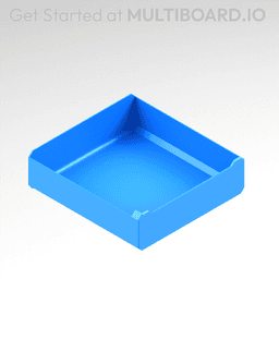 3x1x3 LU - MultiBin Simple Drawer 3d model