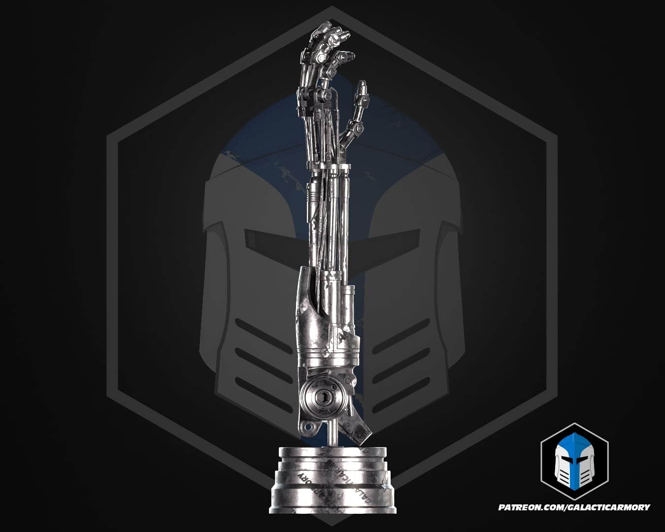 T-800 Arm - 3D Print Files 3d model