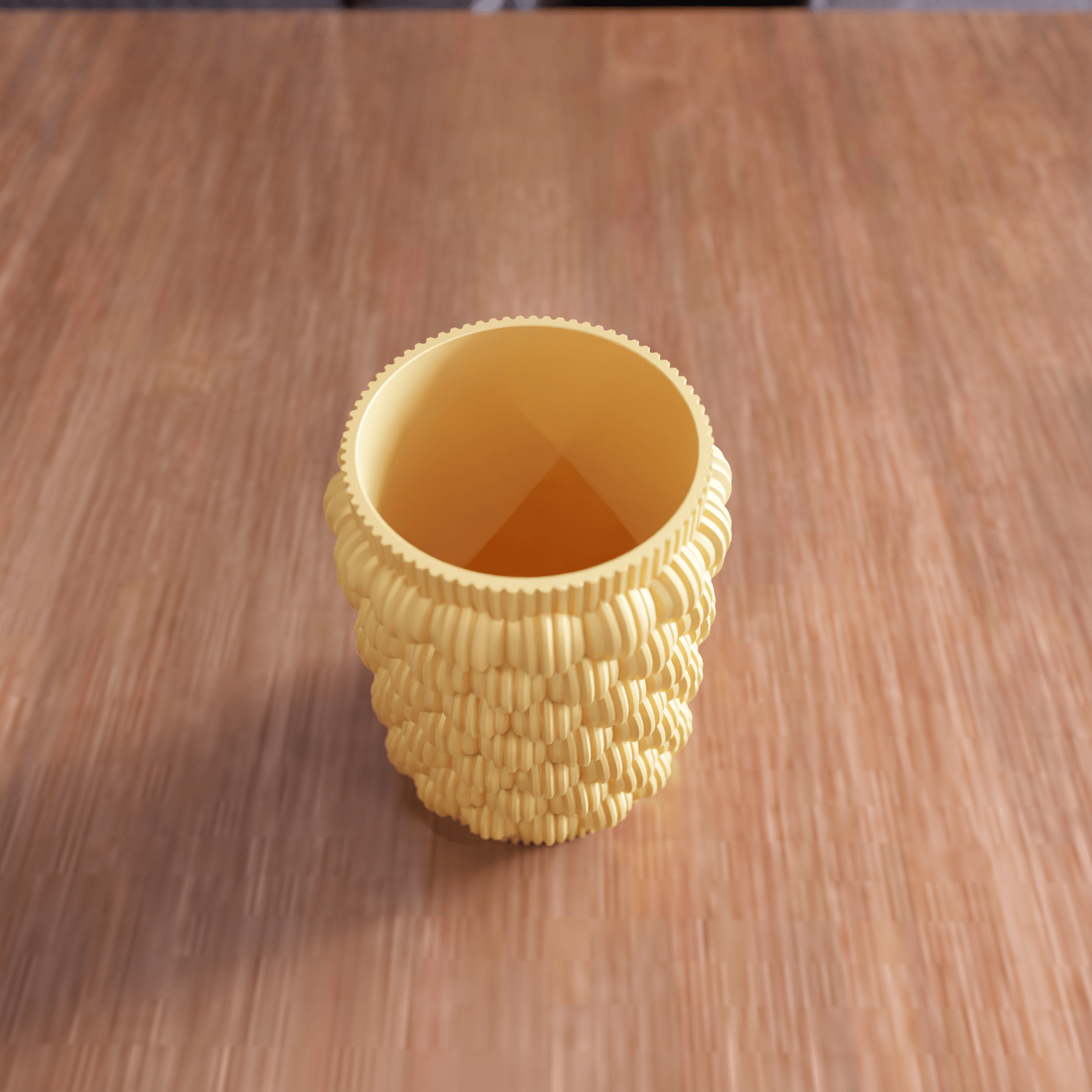 Parametric Bubble Textured Vase 3d model