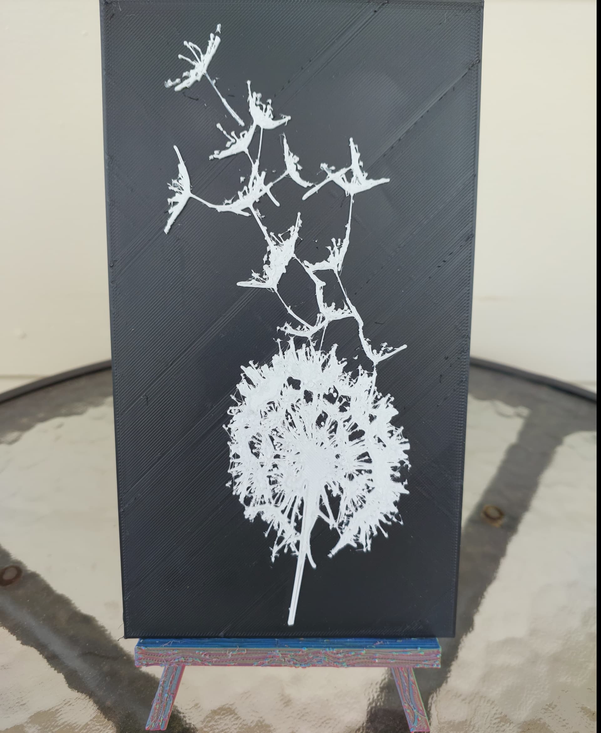 Dandelion Wall Art 3d model