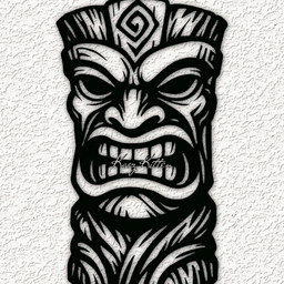 TIKI ISLAND 6 wall art home decor 3d model
