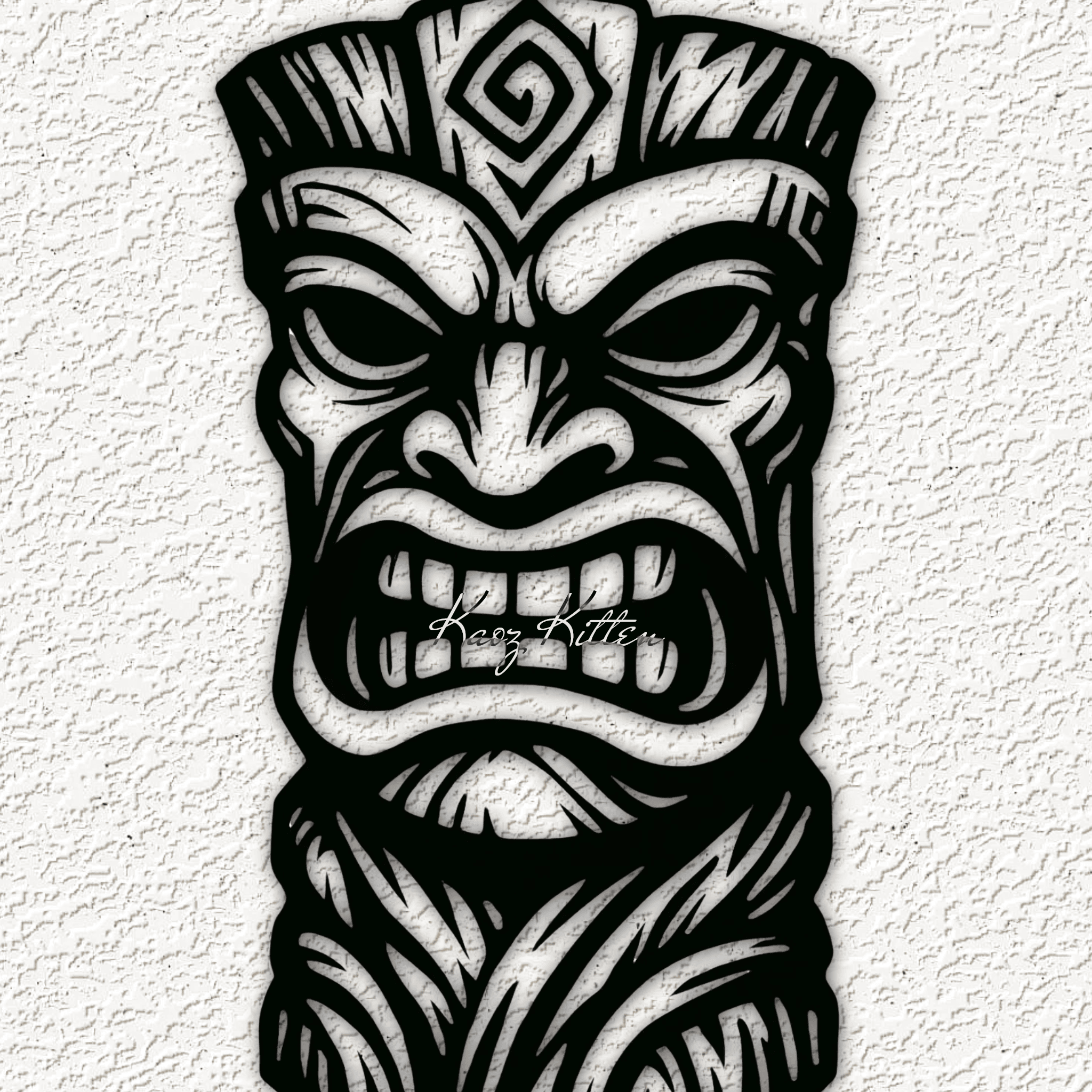 TIKI ISLAND 6 wall art home decor 3d model