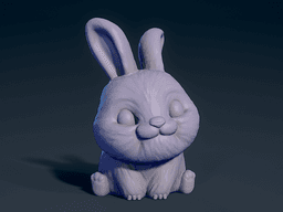 Cute rabbit.stl 3d model