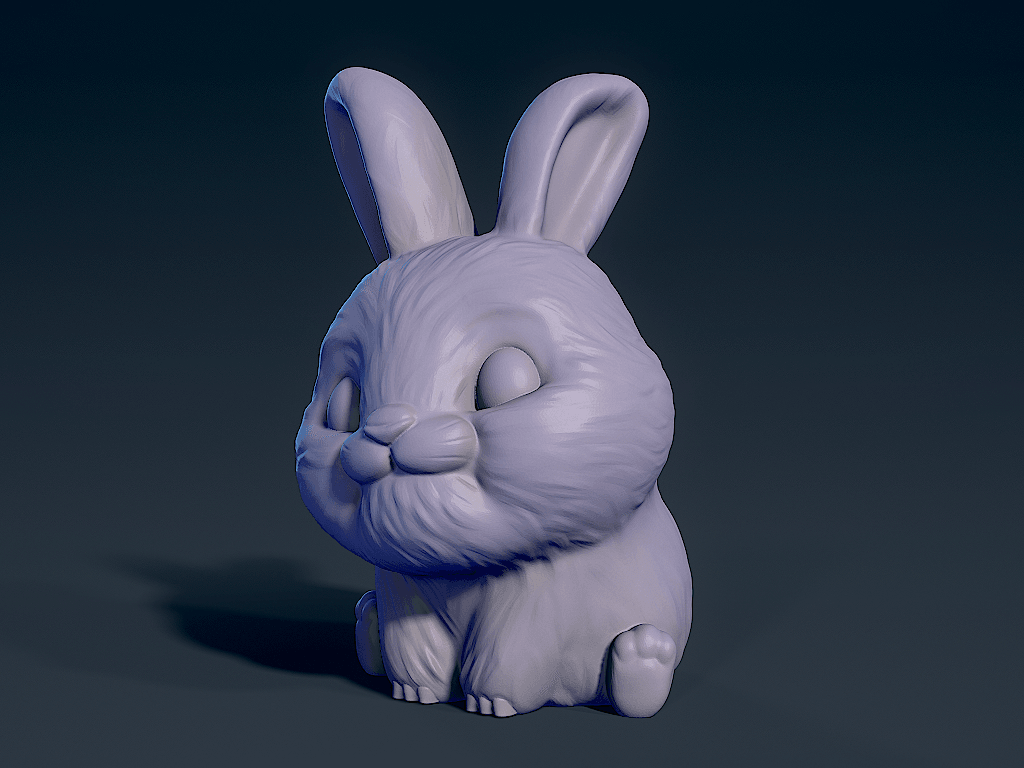 Cute rabbit.stl 3d model