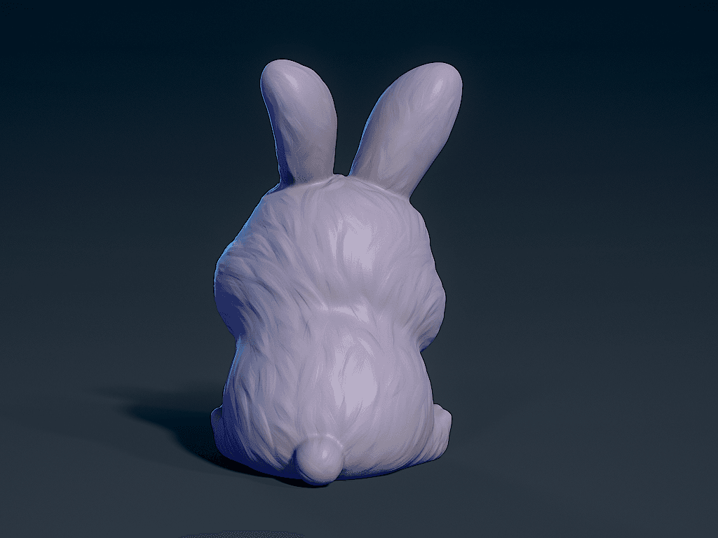 Cute rabbit.stl 3d model