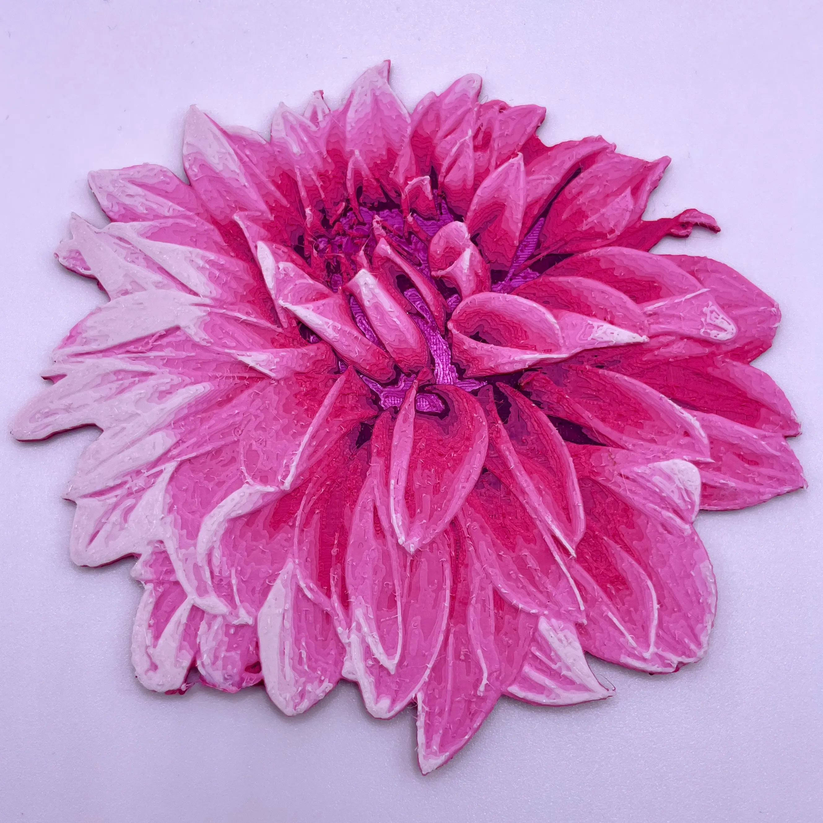 HueForge Dahlia 3d model