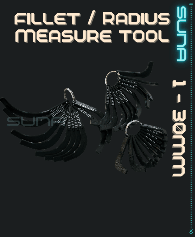 Fillet / Radius Measuring Set 3d model