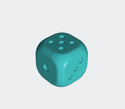 LUCKY DICE, 6-up cheater dice, K6 dice 3d model