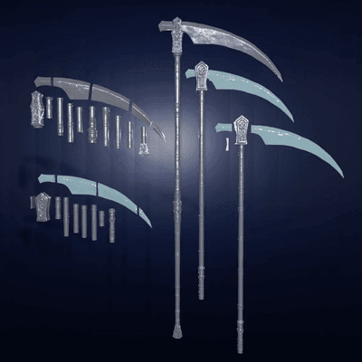 Friede's Great Scythe Dark Souls 3 (Life Size) 3d model