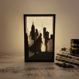 Batman Gotham City DC Comics Shadow Box 3d model