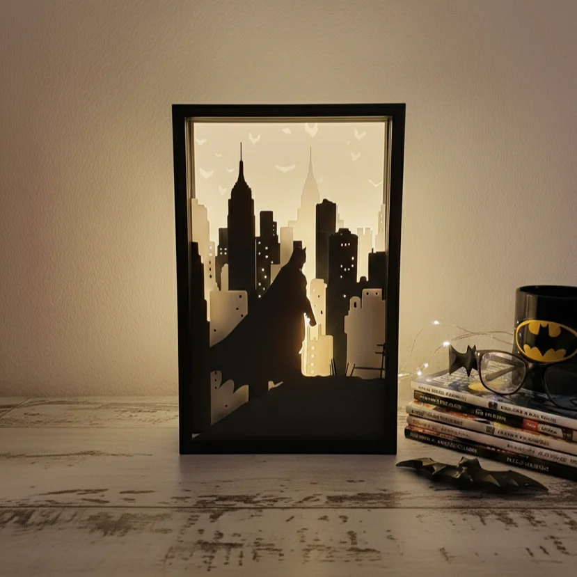 Batman Gotham City DC Comics Shadow Box 3d model