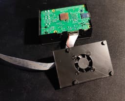 Pi Fan Backplate For Octoprint With Thread 3d model