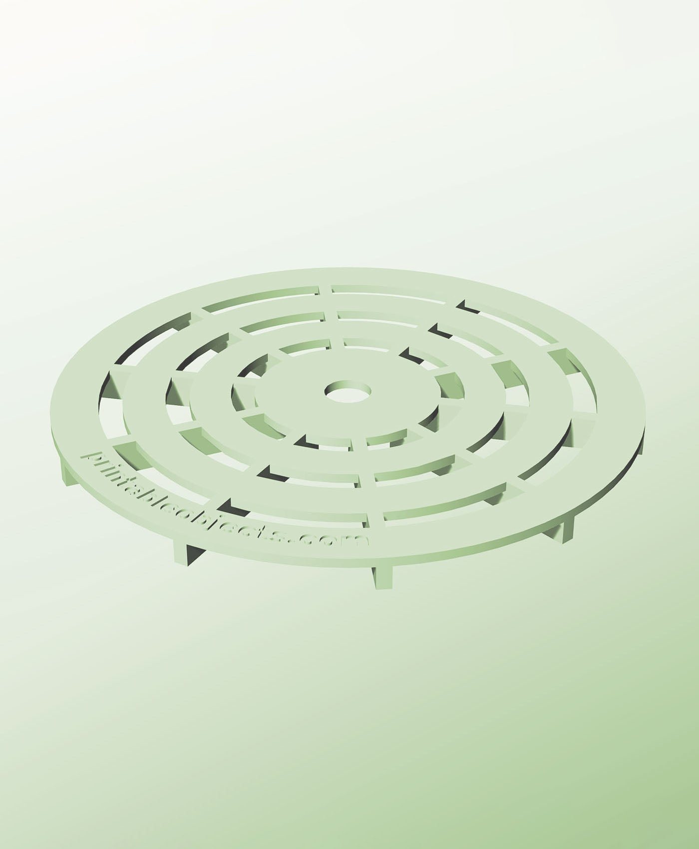 ADR128-7 Planter Drainer - Stand Mesh Screen Insert for Plant Pot 3d model