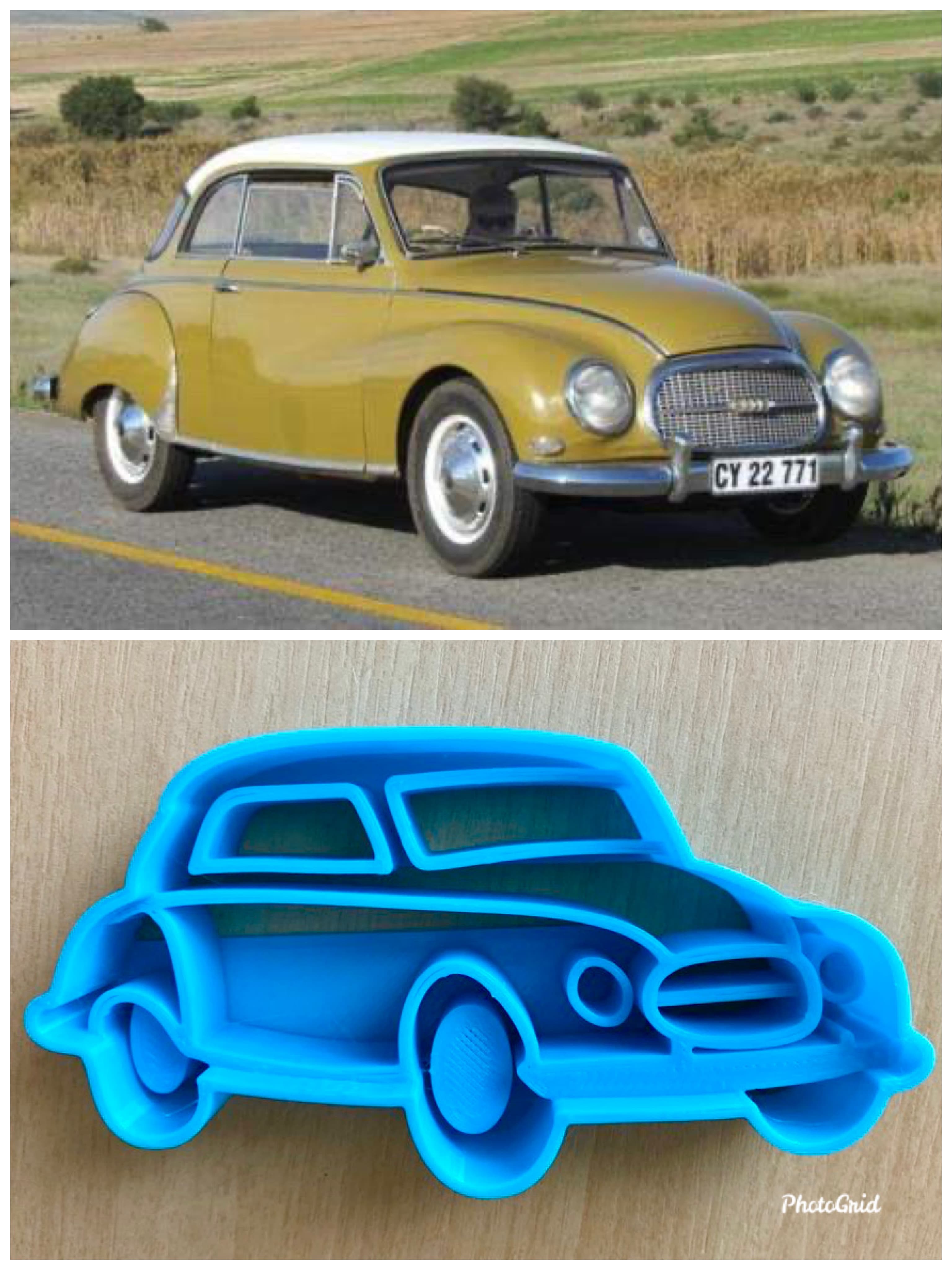 Auto Union DKW Cookie Cutter 3d model