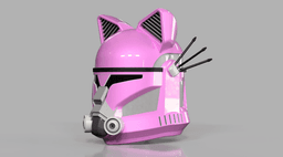 Super Kawaii Neko Torupa Herumetto v2 big ear 3d model