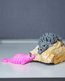 Floppy Manatee - Articulating flexi manatee 3d model