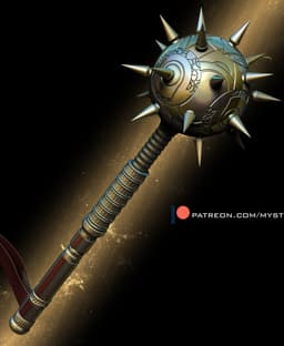 Hawkman Mace - functional 3d model