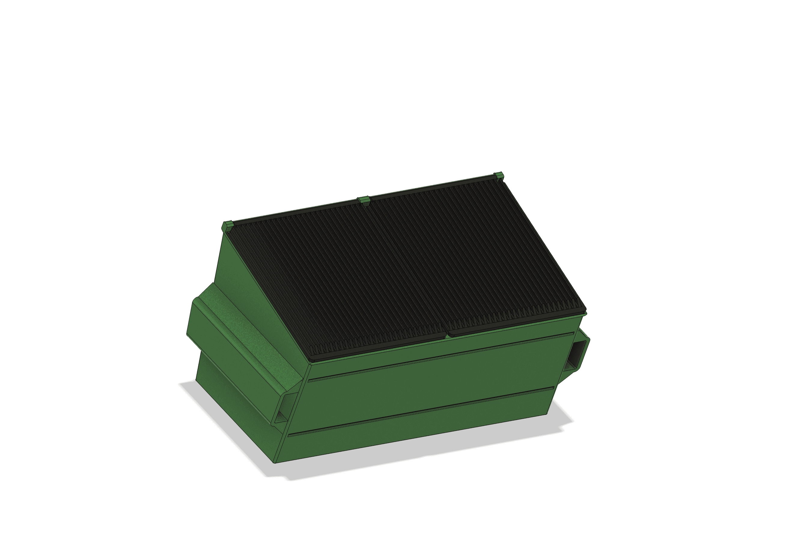 Articulating Mini Dumpster - scale model 3d model