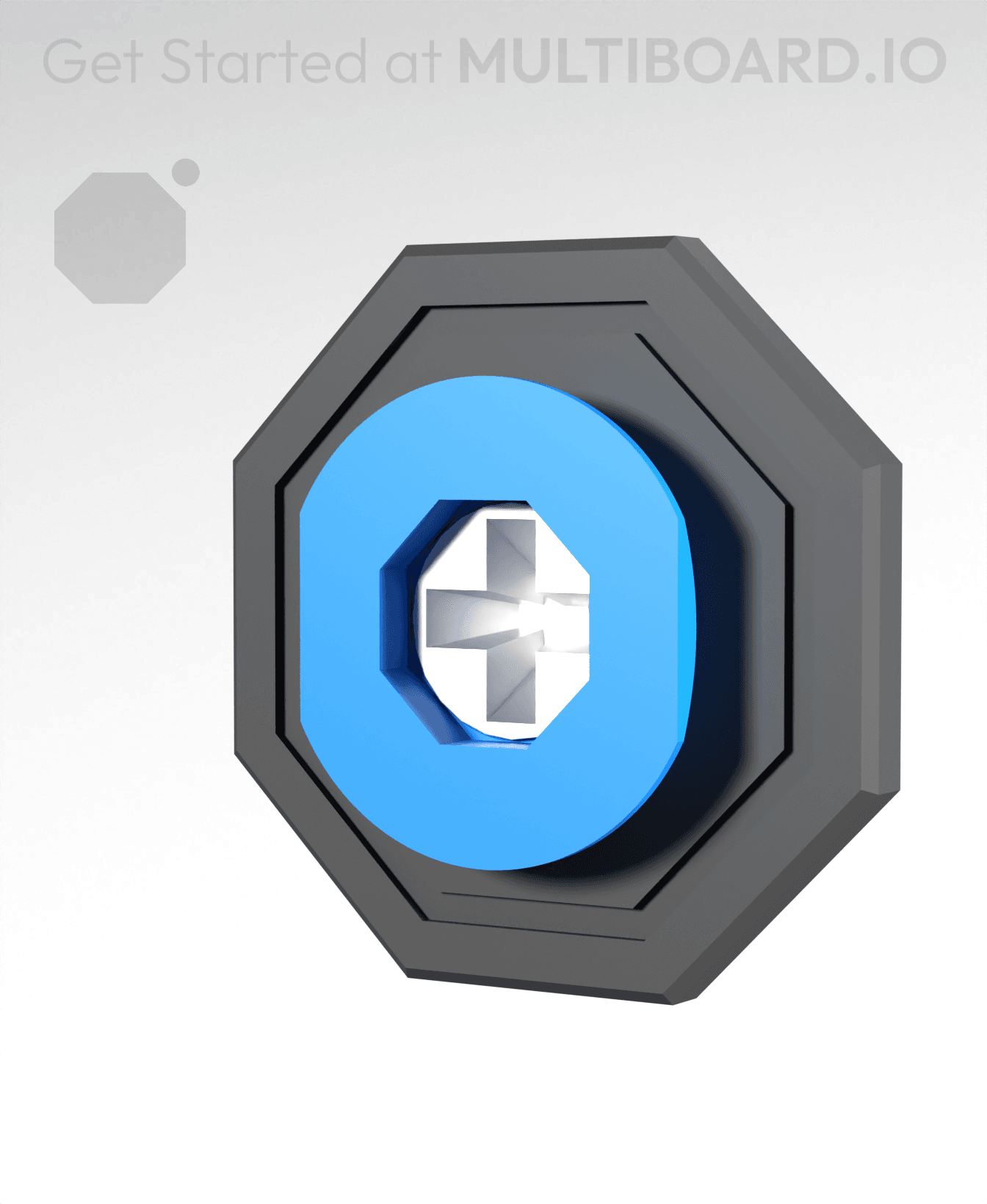 Screw-On Mount - Fix Point 3d model