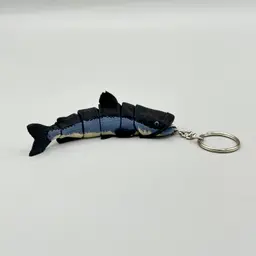 Flexy Catfish Keychain - Articulating Catfish 3d model