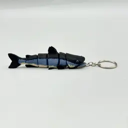 Flexy Catfish Keychain - Articulating Catfish 3d model