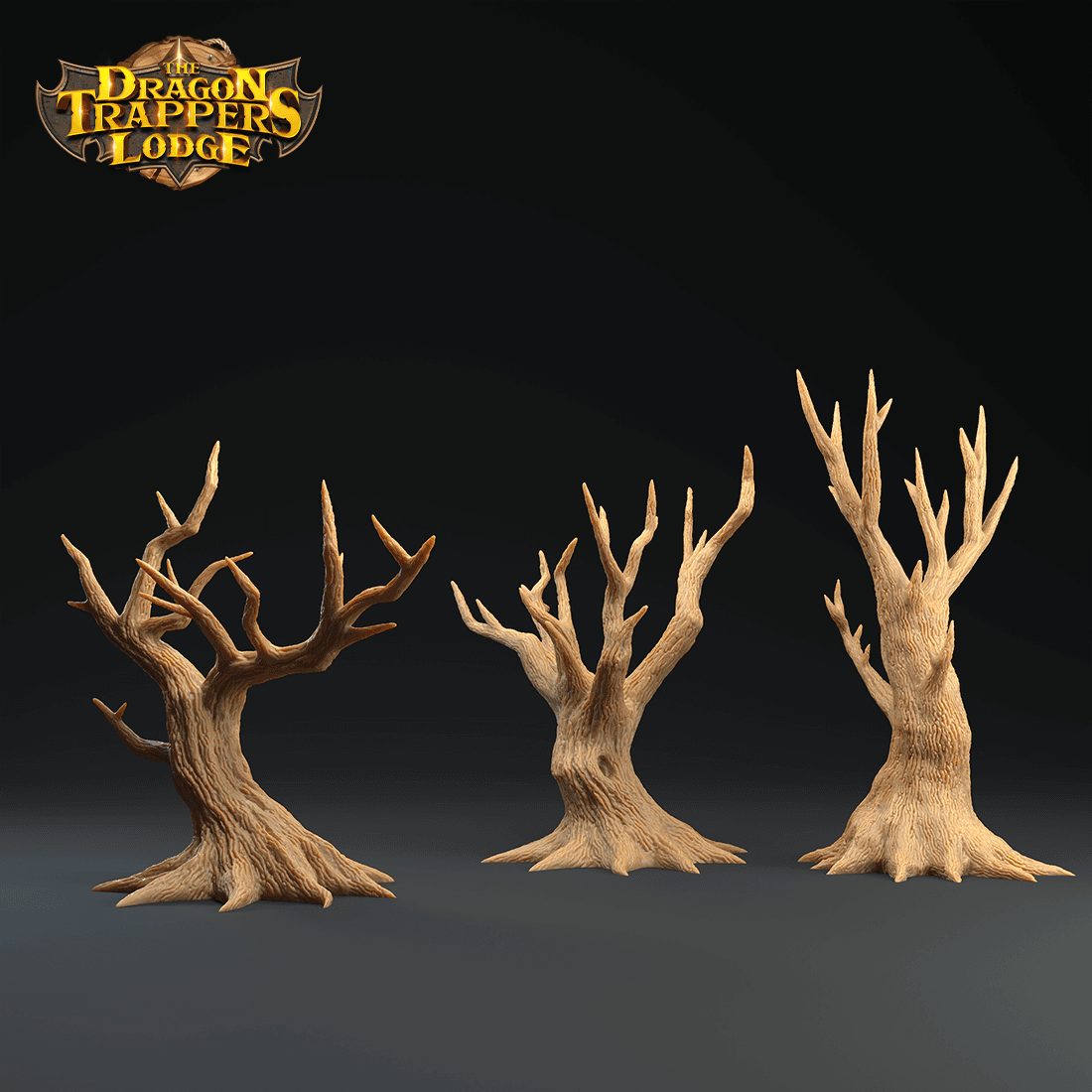 Spooky Trees 3d model