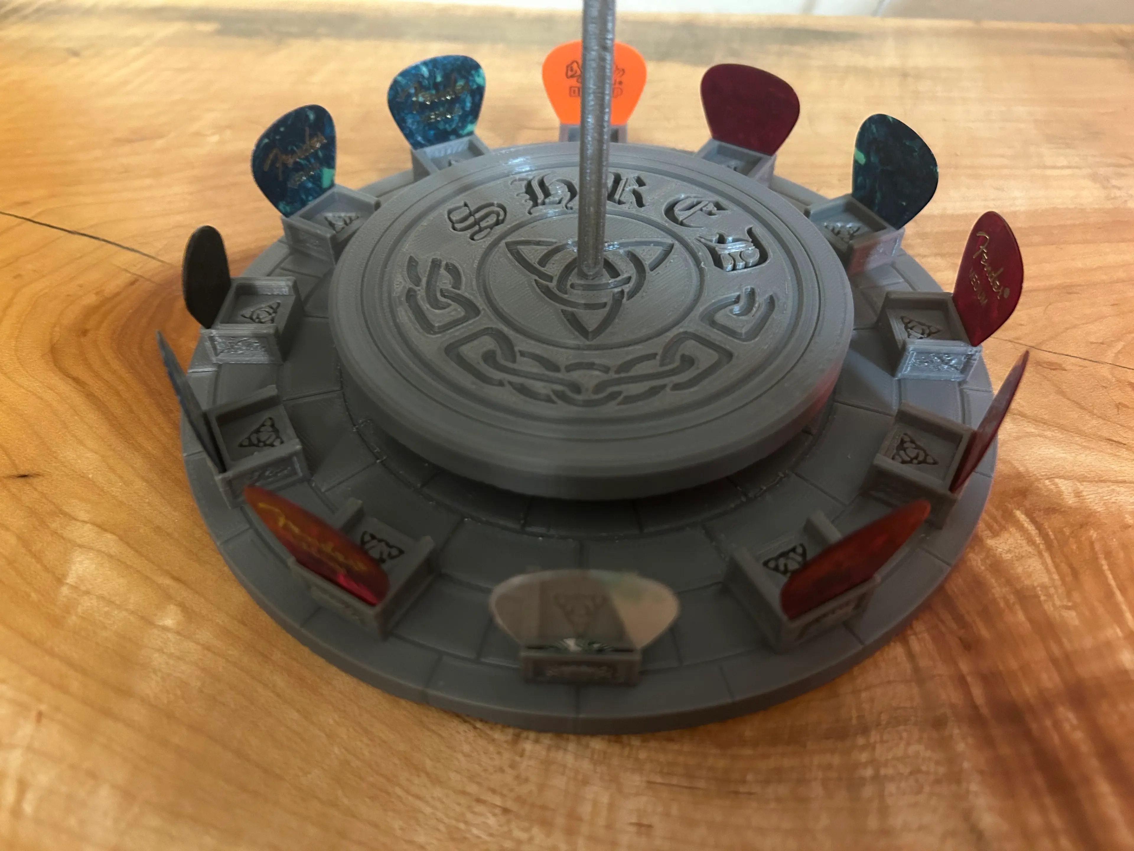 Knights of the Shred Table Pick Holder 3d model