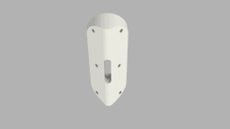 Reolink Doorbell (Wired - POE) - 90 Degree Corner Wall Mount Bracket 3d model