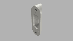 Reolink Doorbell (Wired - POE) - 90 Degree Corner Wall Mount Bracket 3d model