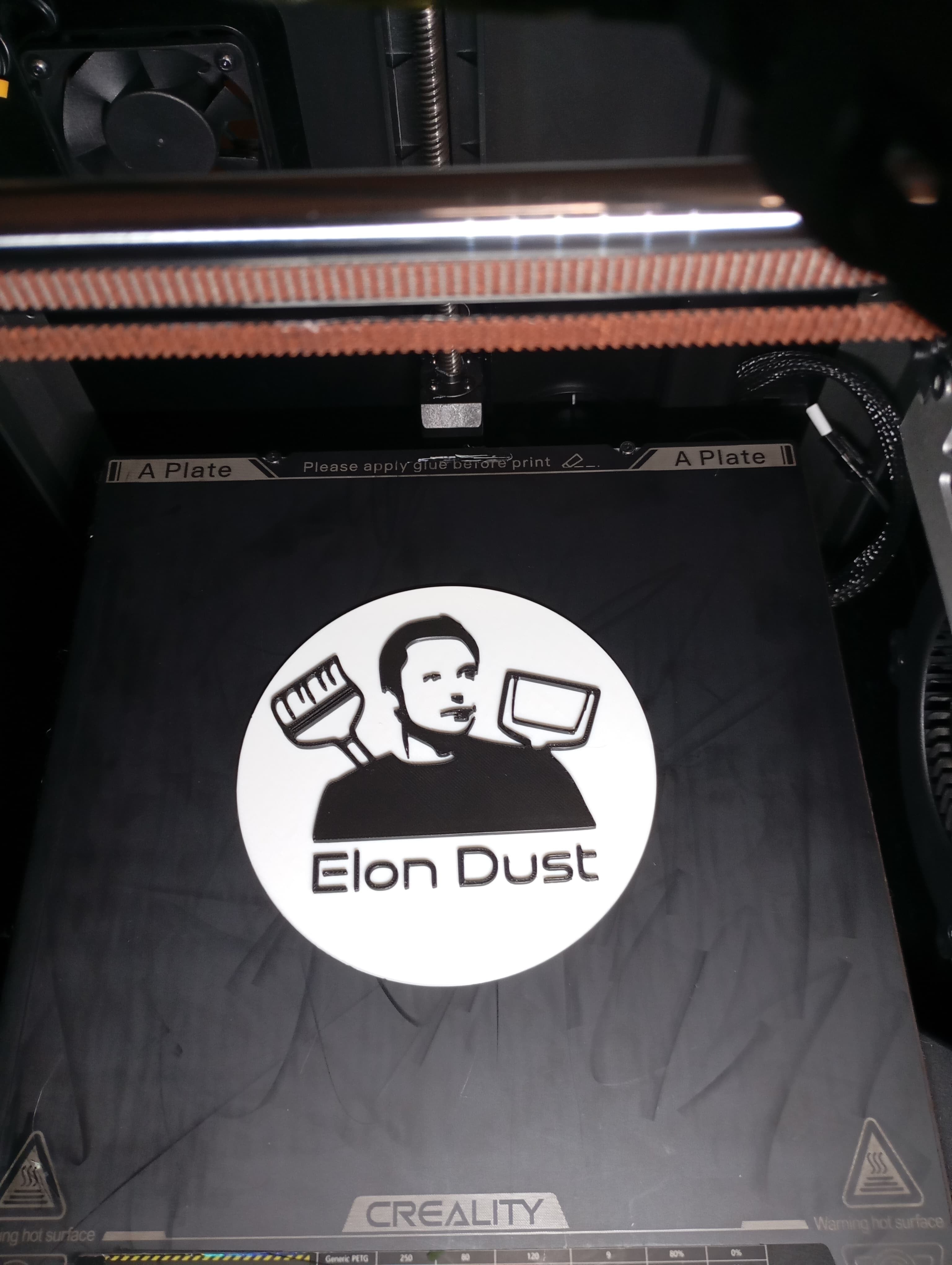 Elon Dust plaque 3d model