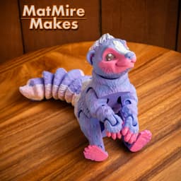 Skunk - Articulated Figure 3d model