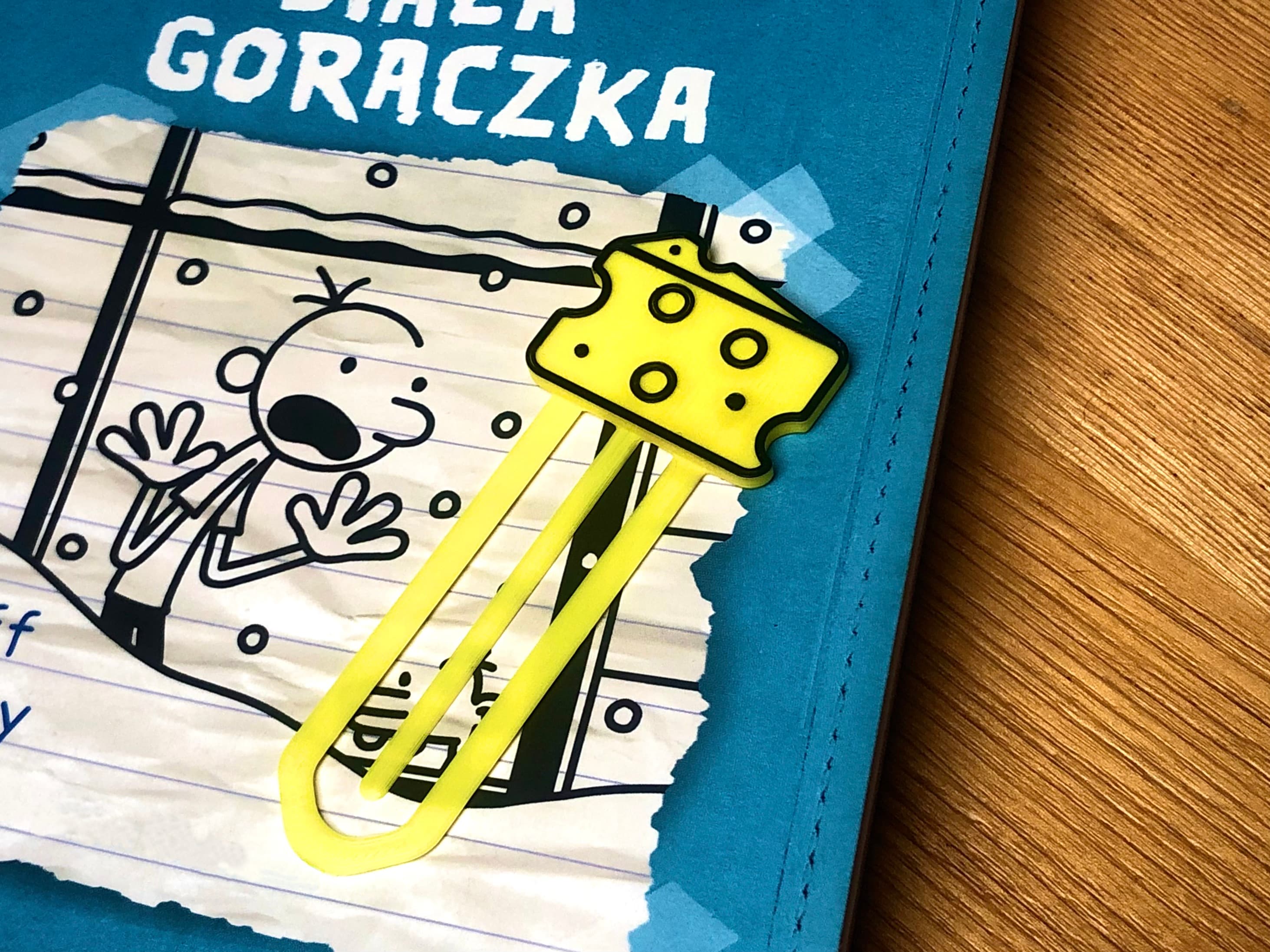 Cheese Bookmark 3d model