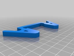 Cubical coathook 50mm x 9mm 3d model