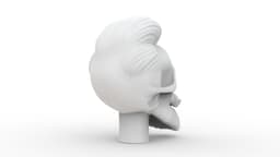 Beard Skull 2 3d model