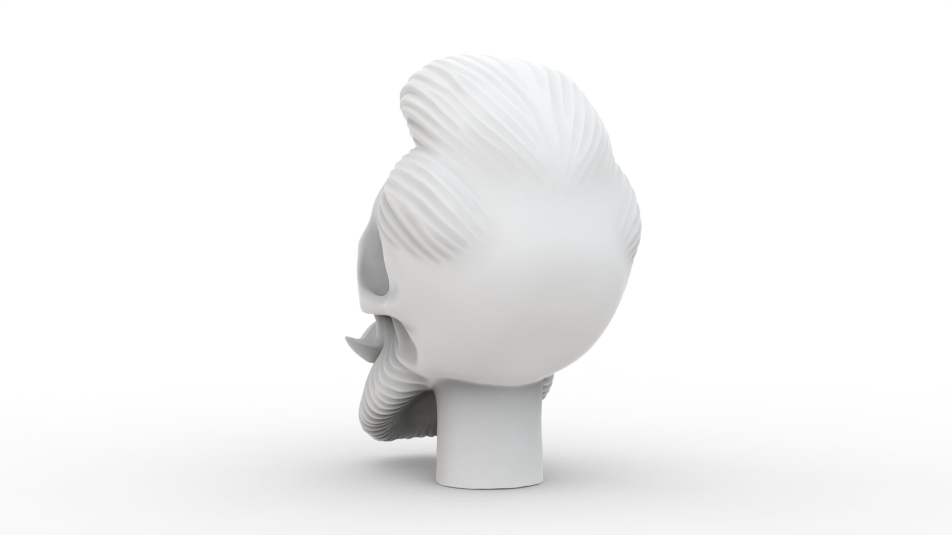 Beard Skull 2 3d model