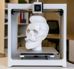 Beard Skull 2 3d model