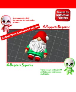Christmas Gnome 3d model