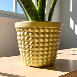 Stylish Bubble Plant Pot 3d model